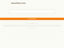 Tablet Screenshot of amust4sex.com